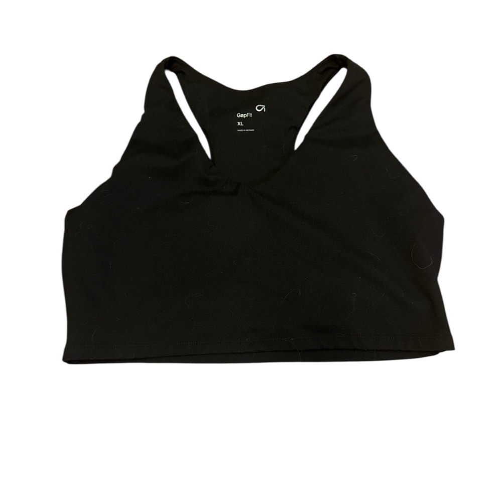 GAP Black Racerback Athletic Sports Bra